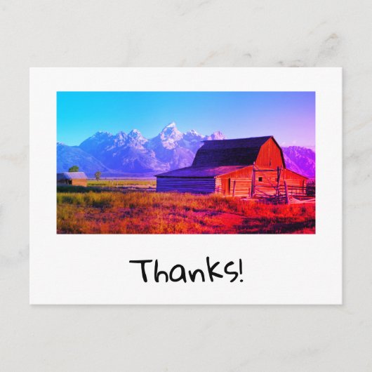 感謝してい ポストカード (正面)