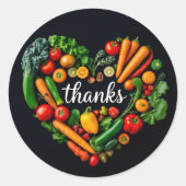 感謝してい ラウンドシール (正面)