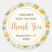 感謝してい ラウンドシール (正面)