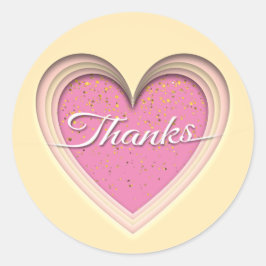 感謝してい ラウンドシール