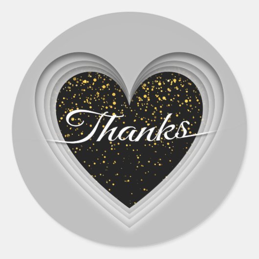 感謝してい ラウンドシール (正面)