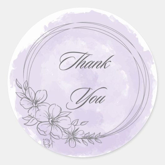 感謝してい ラウンドシール (正面)