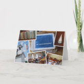 「感謝してい!」 ヴィンテージスクールハウスシーン サンキューカード (裏面)