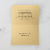 感謝してい、先生カード用Apple サンキューカード (内部)