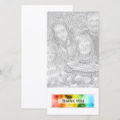 感謝してい《写真》ぼけ味 サンキューカード (正面/裏面)