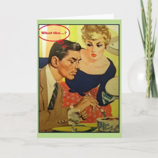 感謝してい「料理」の場合 サンキューカード (正面)