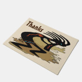 感謝してい、編集文字、Copelli ドアマット (アングル)