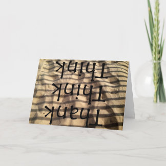 感謝してい!考え!考え! サンキューカード