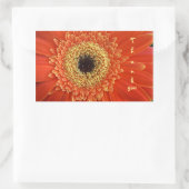 感謝してい 長方形シール (バッグ)