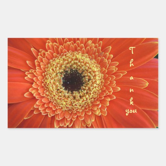 感謝してい 長方形シール (正面)