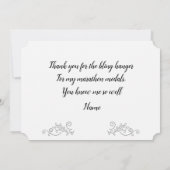 感謝してい-Youカードメッセージ サンキューカード (裏面)