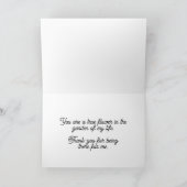 感謝してい-Youフローラブーケあいさつカード カード (内部)