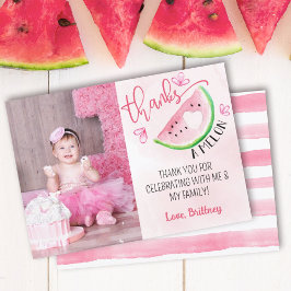 感謝していA Melon Watermelon Photoありがとう 招待状