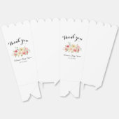 感謝していBaby Shower水彩夏の花 フェイバーボックス (見開き)