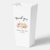 感謝していBaby Shower水彩夏の花 フェイバーボックス (正面)