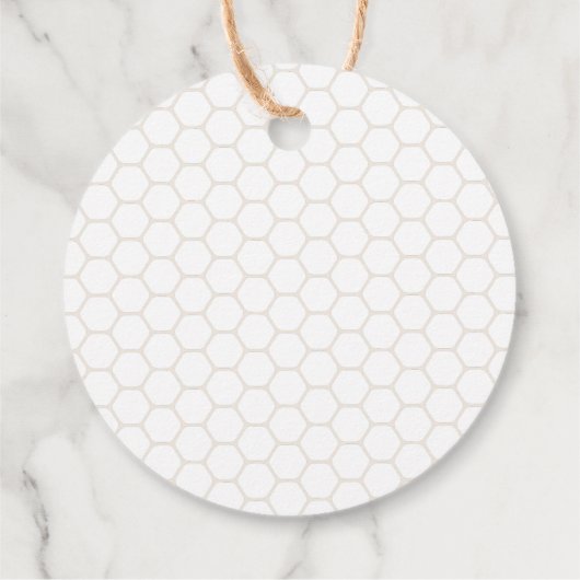 感謝していBee-ing Hereフローラ・シャワー フェイバータグ (裏面)