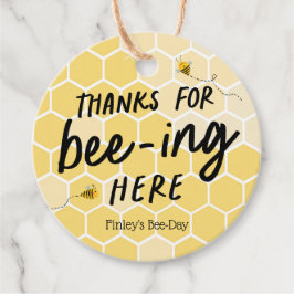 感謝していBee-ing hereメッセージカード フェイバータグ