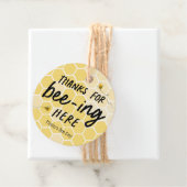 感謝していBee-ing hereメッセージカード フェイバータグ (インサイチュ)