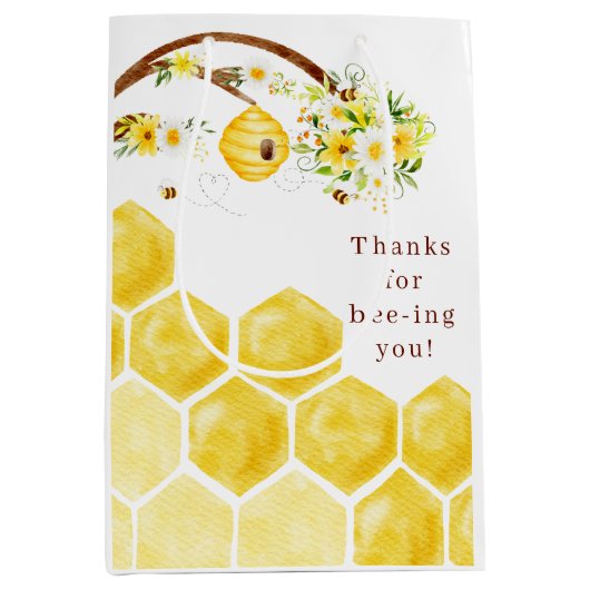 感謝していBee-Ing You抱き枕 ミディアムペーパーバッグ (正面)