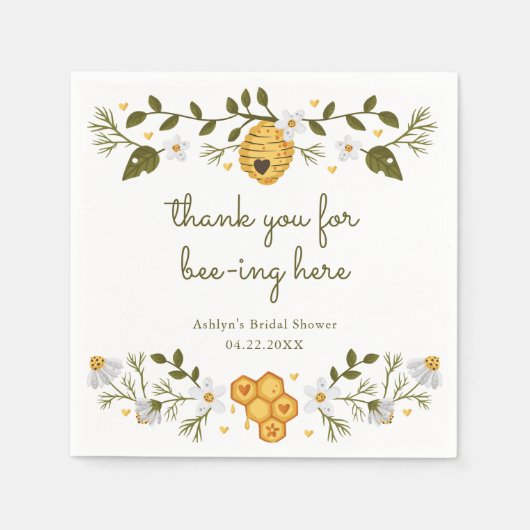 感謝していBeing-ing Hereカクテルナプキン スタンダードカクテルナプキン (正面)