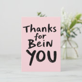 感謝していBein'You – 態度と感謝 サンキューカード (スタンド正面)