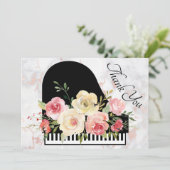 感謝していBouquet Piano Decor サンキューカード (スタンド正面)