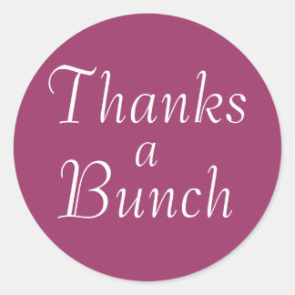 感謝していBunch Stickers ラウンドシール