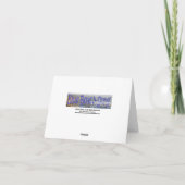 感謝していCalifornia Poppy サンキューカード (裏面)