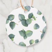 感謝していChampagne Baby Shower Faverの人気 フェイバータグ (裏面)