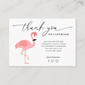 感謝していFlamingo名刺 名刺 (正面)