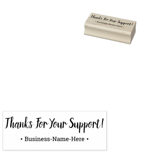 「感謝していFor Your Support!」 & 名前をカスタムするスタンプ ラバースタンプ (押印)