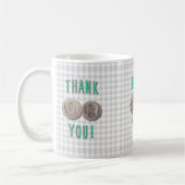 感謝していivf invitro受精胚 コーヒーマグカップ (左)