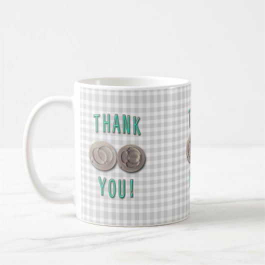 感謝していivf invitro受精胚 コーヒーマグカップ (左)