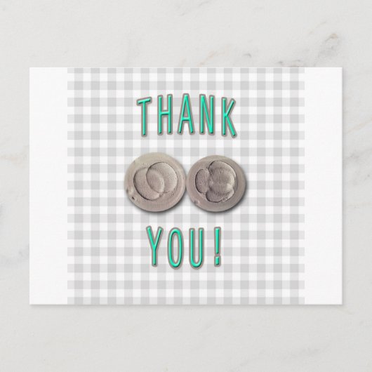 感謝していivf invitro受精胚 ポストカード (正面)