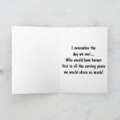 <感謝していMY ***LIFE FREED 最高の ** サンキューカード (内部)