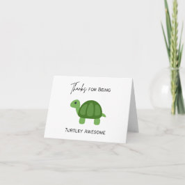 感謝していTurtley素晴らし - Pun Card カード