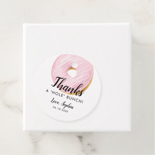 感謝していWhole Bunch Doutテーマ誕生日パーティー フェイバータグ (インサイチュ)