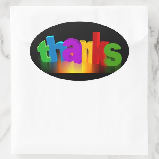 感謝していyou-140227あなた感謝していは非常に感謝してい手紙を送る 楕円形シール (バッグ)