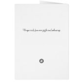 感謝していYou Flower Garden Greeting Card (裏面)