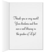 感謝していYou Flower Garden Greeting Card (内側 (右))