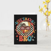 感謝してね、かわいいトルコの幼児、ありがとう カード (黄色い花)