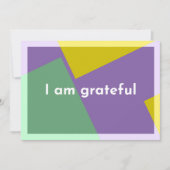 「感謝してる」 サンキューカード (正面)