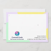 「感謝してる」 サンキューカード (裏面)