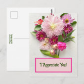 感謝してる！ ポストカード (正面/裏面)