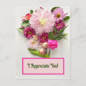 感謝してる！ ポストカード (正面)