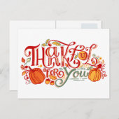 感謝してる ポストカード (正面/裏面)