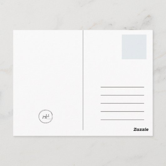 感謝してる ポストカード (裏面)