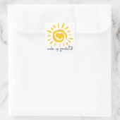 感謝して目を覚ます スクエアシール (バッグ)