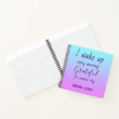 感謝して目を覚ます ノートブック (内部)