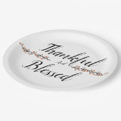 感謝して賛美いる ペーパープレート (アングル)